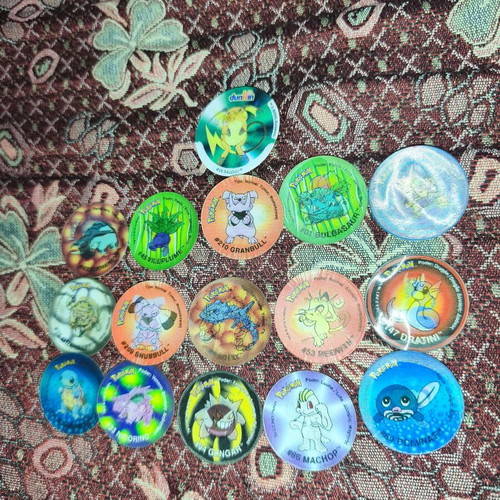 Pokemon 3D tazos collectible