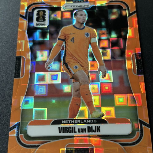 Virgil Van Dijk Orange Pandora collectible card new