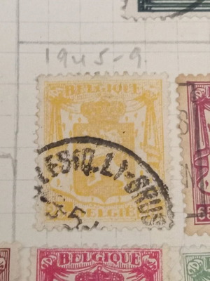 Βελγικά γραμματόσημα 1945-1946 σαν καινούργια, νέες αξίες