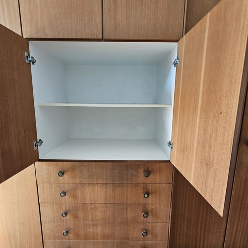 Wooden wardrobe, polished