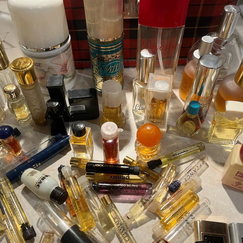 Old women's perfumes used, collectible bottles 1960-1990