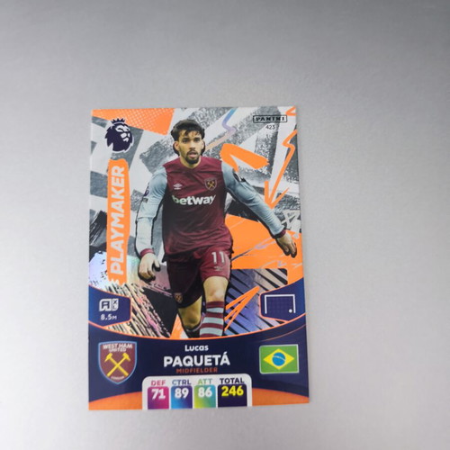 Panini Adrenalyn XL Premier League 2024/25 Playmaker Lucas Paqueta card new