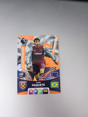 Panini Adrenalyn XL Premier League 2024/25 Playmaker Lucas Paqueta card new