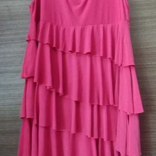 Top blouse with wide strap size 2 like new, pink