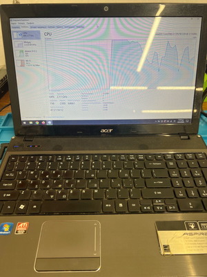 Laptop Acer Aspire 15 μεταχειρισμένο, Intel Core i3, 4GB RAM, 128GB SSD