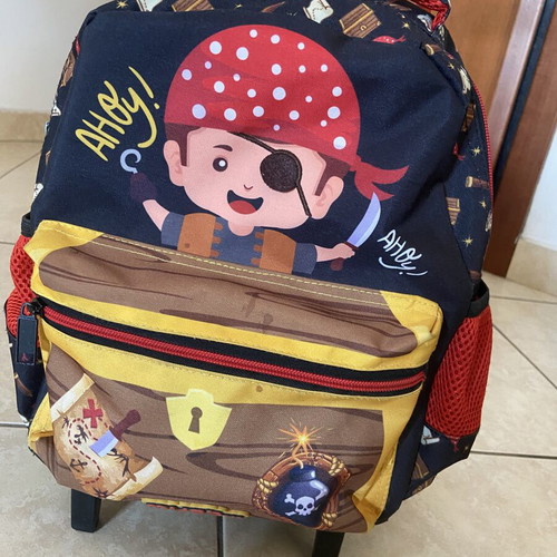 Preschool backpack with wheels