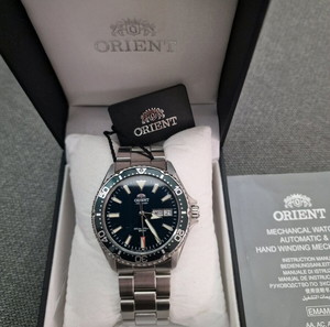 Orient kamasu Green dial full set