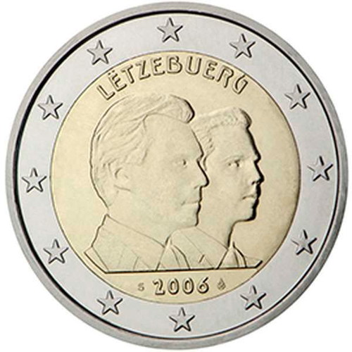 Λουξεμβούργο 2 Ευρώ 2006 UNC αναμνηστικό για τα 25α γενέθλια του διαδόχου