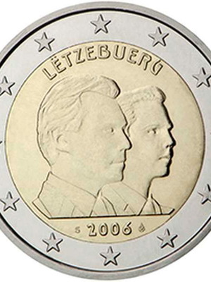 Λουξεμβούργο 2 Ευρώ 2006 UNC αναμνηστικό για τα 25α γενέθλια του διαδόχου
