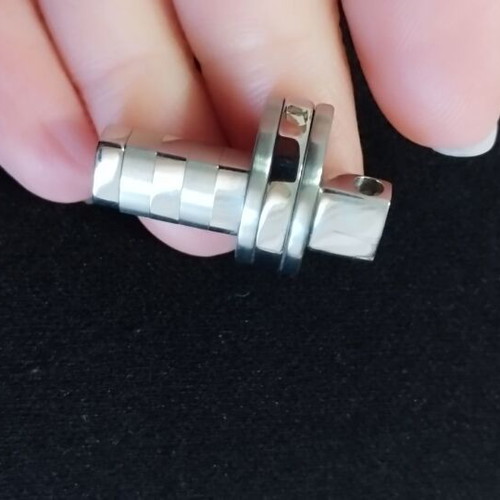 Men's cross pendant used, without chain