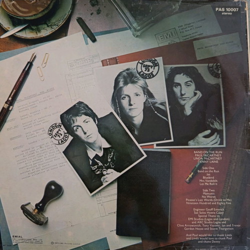 Vinyl record used, best album of Paul McCartney, rock