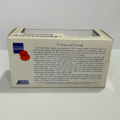 Lledo 1995 The Royal British Legion 75th Anniversary καινούργιο