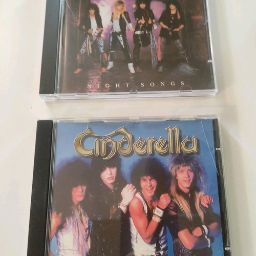 Cinderella Night Songs & The Collection 2 CD like new, rock