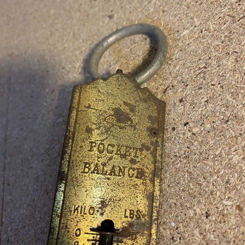 German pocket scale used vintage
