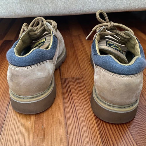 Frank Walker men's waterproof boots used, size 39, beige and yellow