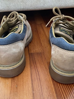 Frank Walker men's waterproof boots used, size 39, beige and yellow