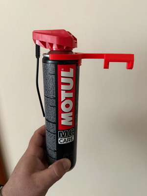 Spray adapter for chain lubrication new