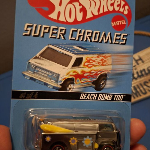 Hot Wheels Beach Bomb Too Super Chromes RLC #2736/12500 new