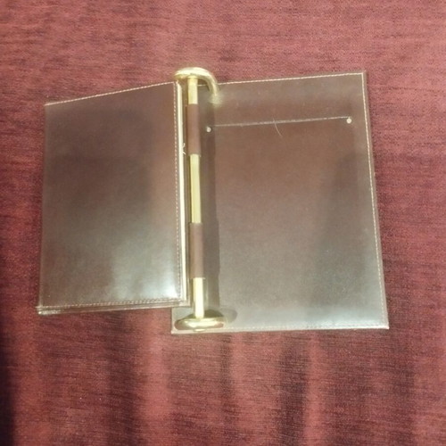 Vintage Italian Desk Set made of Genuine Calf Leather used
