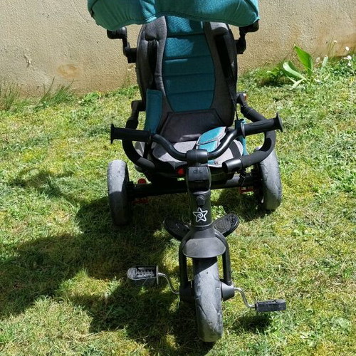 Bebe Stars tricycle used with sunshade and parent handle