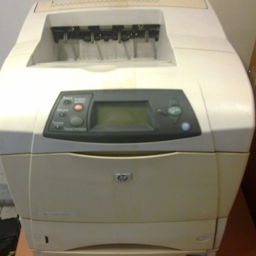 Εκτυπωτής Laser HP 4200 μεταχειρισμένος με συρτάρι 500 σελίδων