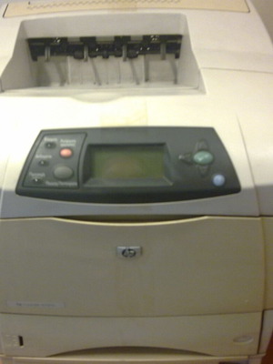 HP Laser Printer 4200 used with 500-sheet drawer