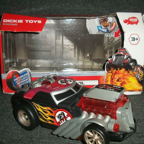 Dickie Toys Racing Daredevil Motorized Car like new with light and sound effects