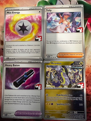 Pokemon Cards non holo καινούργιο, πακέτο 5 από prize pack