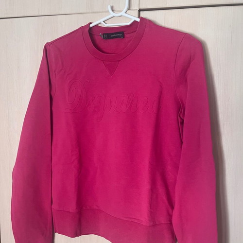 Dsquared2 sweatshirt like new, fuchsia, size large