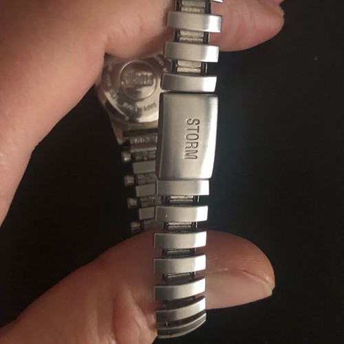 Storm London wristwatch rare mini baby t-bar bubble used