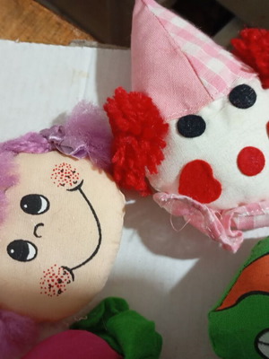 Fabric pieces for keychains new