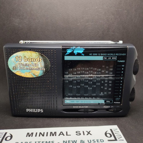 Philips AE3350 World Full Band Portable Radio Receiver used