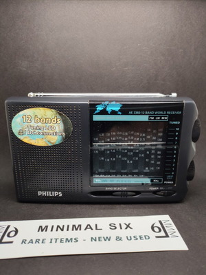 Philips AE3350 World Full Band Portable Radio Receiver used