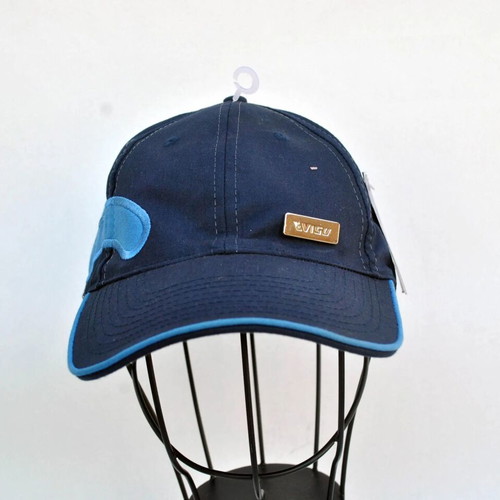 Vintage blue embroidered Evisu cap, unbranded