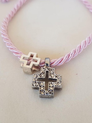 Bracelet with 2 crosses used
