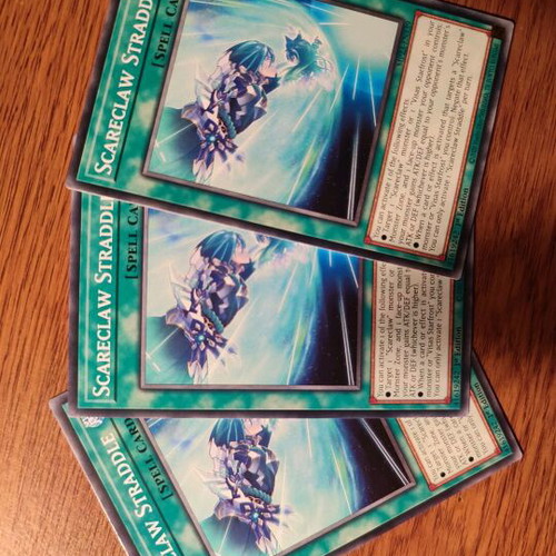 Scareclaw Straddle cards like new, pack of 3