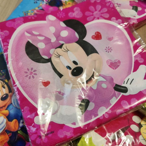 Minnie Mouse napkins new, pack of 188 pieces