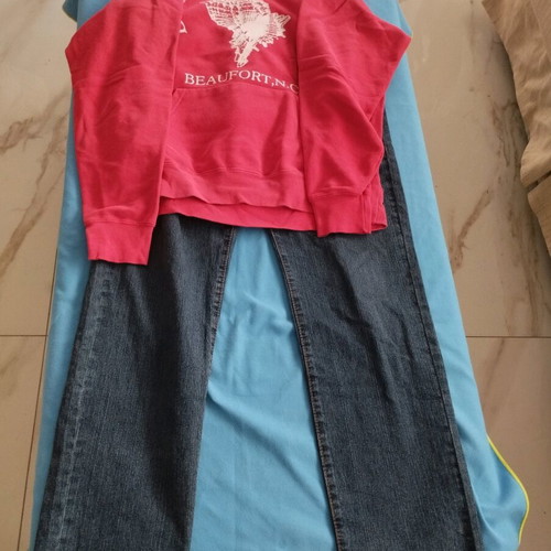 Duke Hoodie Large and RE&X Jeans No 44 set like new