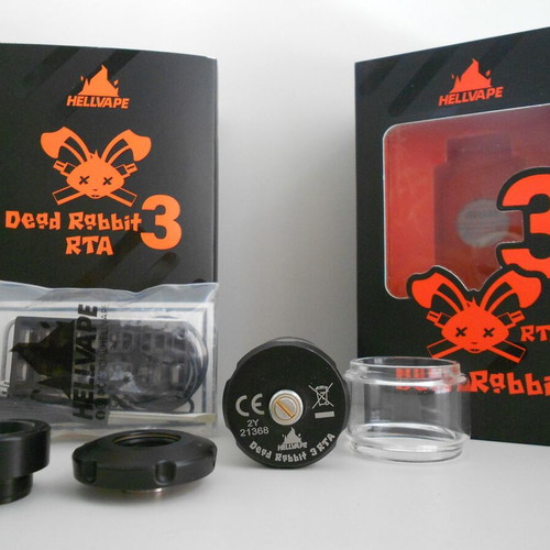 Hellvape Dead Rabbit v3 RTA like new, Matte Black