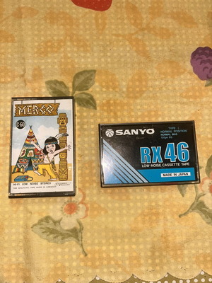 Vintage Merco C-60 and Sanyo RX 46 cassettes used