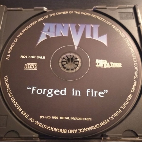 Anvil Forged In Fire CD used, metal