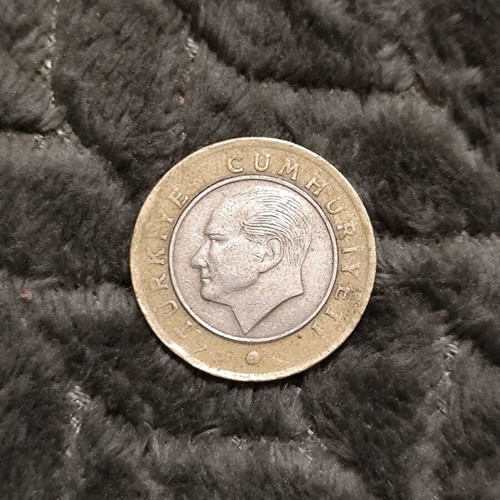 Turkish lira coin used