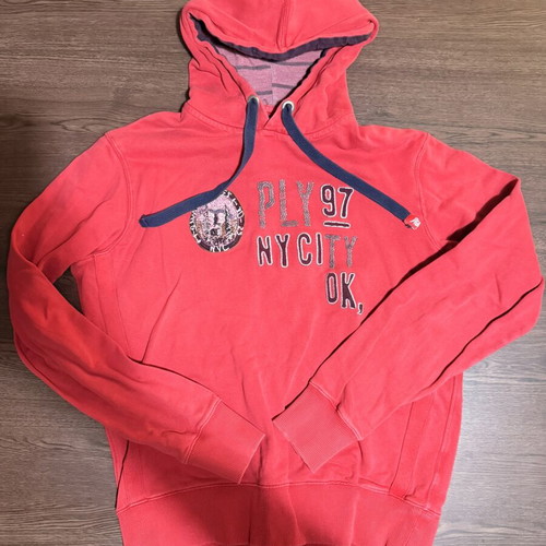 Playlife men's red hoodie sweatshirt, size L