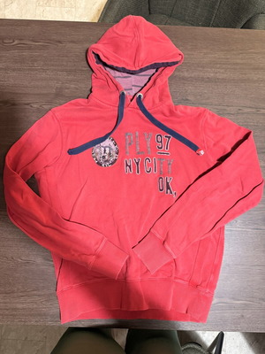 Playlife men's red hoodie sweatshirt, size L