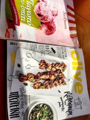 Cooking magazines new, Olive 124 & Ice Cream
