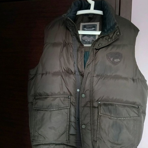 Esprit men's sleeveless jacket XXL brown like new