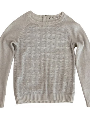 Naf Naf angora sweater used, size M, light grey