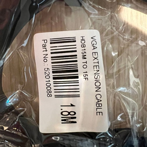VGA extension screen cable 1.8m new