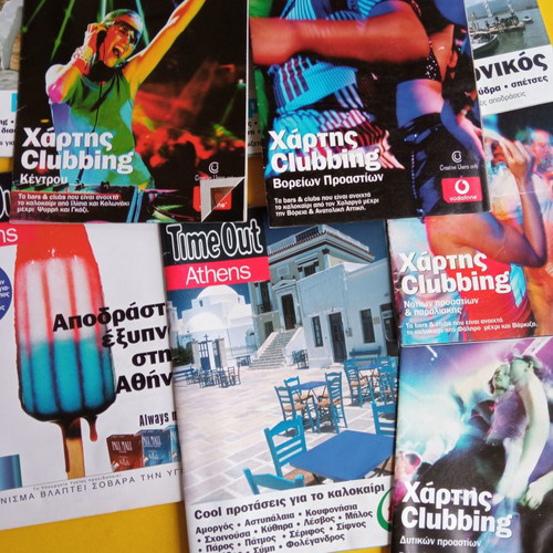 TimeOut Athens new, pack of 9 magazines