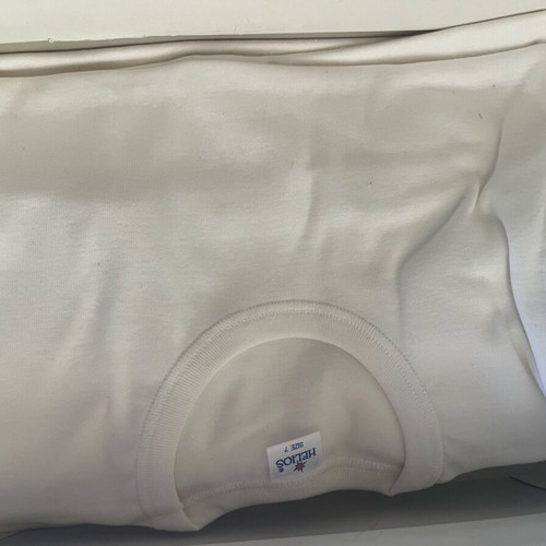 Helios children's undershirts set of 7 new, white, cotton